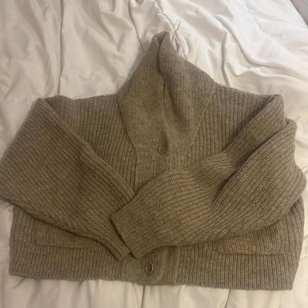 Ozma Women's Brown and Tan Cardigan